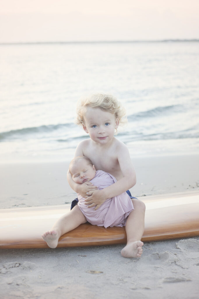 Newborn Summer Beach Portraits 